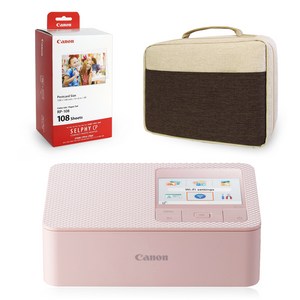 캐논 포토프린터 셀피 CP1500 + 인화지108매 + 잉크 + 가젠 파우치가방